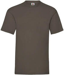 Fruit of the Loom Csomag akciós póló (minimum 3 db) Férfi póló Rövid ujjú Fruit of the Loom Valueweight Tee - 3XL , Csokoládébarna