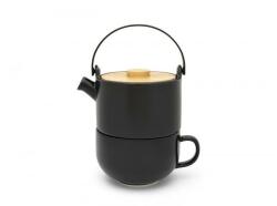 Bredemeijer Ceainice si infuzoare Bredemeijer Tea-for-one Umea black with Bamboo lid 142008 (142008) - vexio
