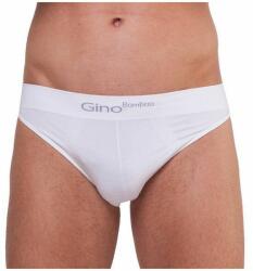  Gino Bambusz fehér férfi slip alsónadrág (50003) - méret XL