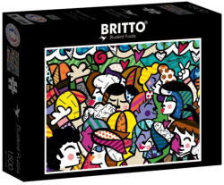 Bluebird Puzzle 1500 db-os puzzle - Romero Britto - Looking into the future (90021) (90021)