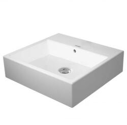 Duravit Vero Air csiszolt kerámia mosdó 50x47 cm, WonderGliss bevonattal, csaplyuk nélkül, alpin fehér 23525000601 (23525000601)