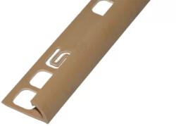 PVC pozitív élvédő profil 9/10 mm/2, 50 m sötét beige