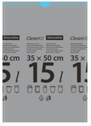 Tescoma CLEAN KIT összehúzható szemeteszsák 15 l, 15 db (900695.00) - tescoma