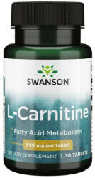 Swanson - L-Carnitina 500 mg, 30 tablete, Swanson 30 capsule
