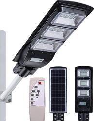 Premium Lampa solara LED, 120 W, cu panou solar si telecomanda