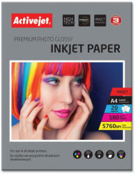 Activejet Hartie foto Activejet AP4-180G20 photo paper for ink printers; A4; 20 pcs (AP4-180G20) - pcone