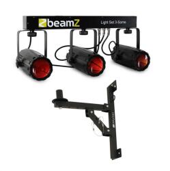 Beamz 3-some, set de iluminat, 4 piese, LED (PL-4468-22831) (PL-4468-22831)