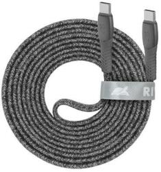 RIVACASE USB kábel, USB-C - USB-C, 2, 1 m, RIVACASE PS6105 GR21, szürke - patronbolt