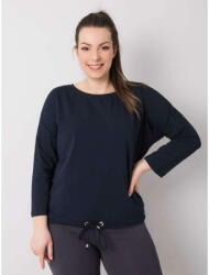 BASIC FEEL GOOD Női plus size pamut blúz SANDY kék RV-BZ-6294.06P_361501 3XL