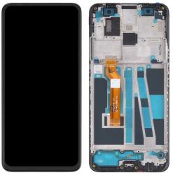  660121648A Oppo F11 Pro / CPH2209 fekete LCD kijelző érintővel kerettel előlap (660121648A)