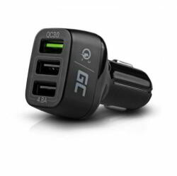 Green Cell Quick Charge 3.0 autós szivargyújtós USB gyorstöltő