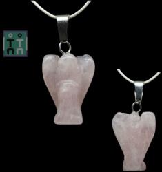  Pandantiv Inger Cuart Roz - 31x15x7 mm - 1 Buc