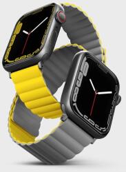 Uniq Revix Apple Watch 42/44/45 Mm Mágneses Szíj Sárga/szürke