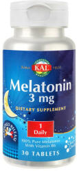 KAL - Melatonin 3 mg Kal, 30 tablete, Secom 30 capsule - hiris