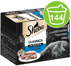 Sheba 48x85g Sheba Classics pástétomban tálcás nedves macskatáp - zooplus - 39 090 Ft