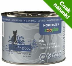 Catz Finefood 6x200g catz finefood Monoprotein zooplus pulyka nedves macskatáp