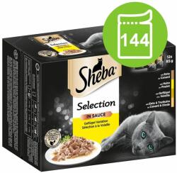 Sheba 144x85g Sheba Selection szószban zamatos kompozíció nedves macskatáp