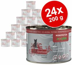 Catz Finefood 24x200g catz finefood Monoprotein zooplus pulyka nedves macskatáp