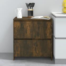 vidaXL Servantă, stejar afumat, 70x41x75cm, lemn prelucrat (813011) Comoda