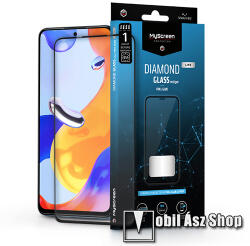 MyScreen Xiaomi Redmi Note 11 Pro 4G (Global version), Redmi Note 11 Pro 5G (Global version), Note 11E Pro, MYSCREEN DIAMOND GLASS LITE EDGE üvegfólia, 9H, Full, Fekete