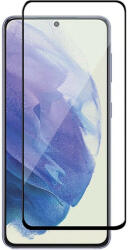 Samsung Galaxy S21 FE karcálló edzett üveg TELJES KIJELZŐS Tempered Glass kijelzőfólia kijelzővédő fólia kijelző védőfólia eddzett SM-G990 fekete keretes - rexdigital