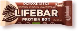 Lifebar Baton cu Ciocolata si Proteine Raw Eco Lifebar 47 grame