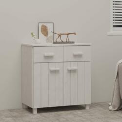vidaXL Servantă „HAMAR, alb, 79x40x80 cm, lemn masiv de pin (340437) Comoda
