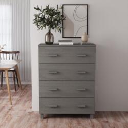 vidaXL Servantă „HAMAR, gri deschis, 79x40x103, 5 cm, lemn masiv pin (340427) Comoda