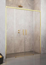 Radaway Idea Gold DWD 150 zuhanyajtó, átlátszó üveggel, arany profilszín 387125-09-01 (387125-09-01)