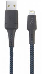 GOUI Cablu de date si Incarcare Goui G-LC15-8PINBK Tough USB la Lightning 1.5m Bleumarin / Negru