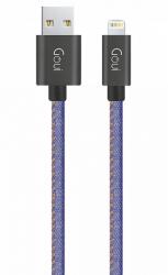 GOUI Cablu de date si Incarcare Goui G-8PINFASHIONJB Fashion USB la Lightning 1m Bleumarin