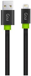 GOUI Cablu de date si Incarcare Goui G-LC8PINFBF-K Fashion Flat USB la Lightning 1m Negru