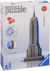 Ravensburger Puzzle 3D Ravensburger din 216 de piese - Empire State Building (12553)