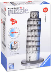 Ravensburger Puzzle 3D Ravensburger din 216 de piese - Turnul din Pisa (12557)