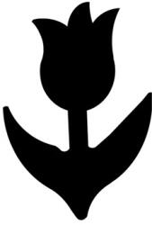  Mintalyukasztó 16mm Tulipán (TLYFO261)