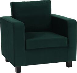 Mobikon Fotoliu tapiterie textil verde smarald Luana 87x78x85 cm (0000303461)