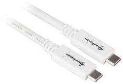 Sharkoon USB 3.1 Cable C-C - white - 0.5m - vexio