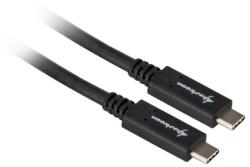 Sharkoon USB 3.1 Cable C-C - black - 0.5m - vexio
