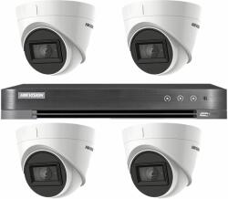 Hikvision Sistem supraveghere video Hikvision 4 camere interior 4 in 1, 8MP, lentila 2.8, IR 60m, DVR 4 canale 4K 8MP (33338-) - rovision