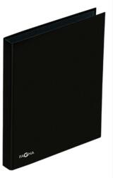 PAGNA A4 nyomtatott karton 25mm 4 gyűrűs fekete gyűrűs mappa (P2060501) - tintasziget