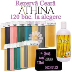 ATHINA 120 Buc LA ALEGERE - Ceara epilat de unica folosinta 100ml - ATHINA + 1 Sort sau Ulei Gratuit