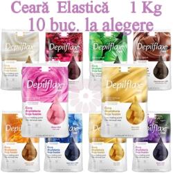 Depilflax 10 Buc LA ALEGERE - Ceara elastica 1kg - Depilflax