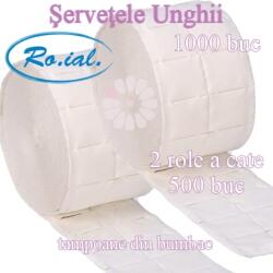 Roial unica folosinta Servetele Unghii din bumbac (nail pad) - 1000buc - ROIAL