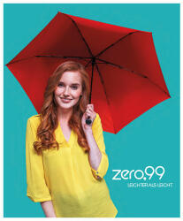 Doppler Umbrele de ploaie, rosii, Doppler Carbon Zero 99 grame (DO_Carbon_Zero_rosii)