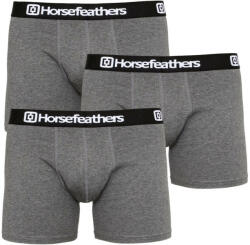 Horsefeathers 3PACK Férfi boxeralsó Horsefeathers Dynasty heather anthracite (AM067B) XXL