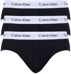 Calvin Klein 3PACK Fekete Calvin Klein férfi slip alsónadrág (U2661G-001) XL