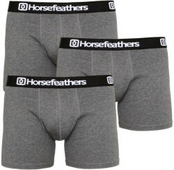 Horsefeathers 3PACK Dynasty heather antracite Horsefeathers férfi boxeralsó (AM067B) L