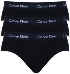 Calvin Klein 3PACK Fekete Calvin Klein férfi slip alsónadrág (U2661G-XWB) XL