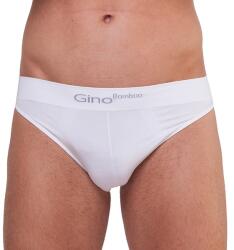 Gino Bambusz fehér férfi slip alsónadrág (50003) XL