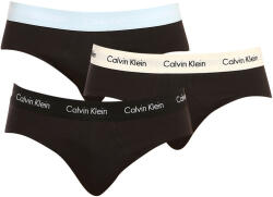 Calvin Klein 3PACK Fekete Calvin Klein férfi slip alsónadrág (U2661G-1UV) XL